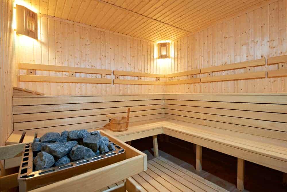 Heating a sauna can take a long time
