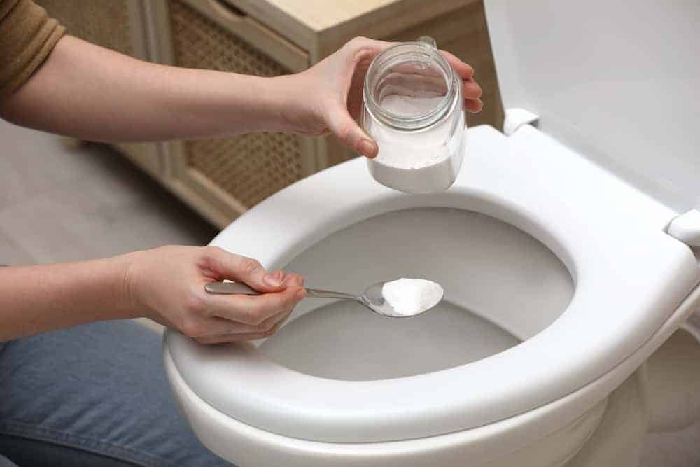 How to remove yellow stains from toilet bowl with Bicarbonate of soda