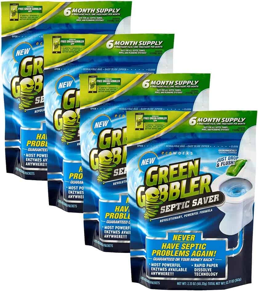 Toilet bacteria enzyme for blockages by Green Gobbler